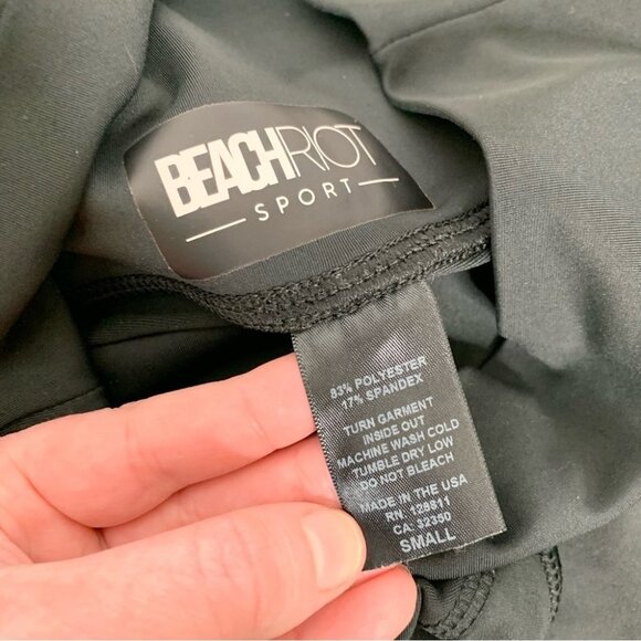 Beach Riot Soulcycle Star Studded High Rise Leggings Black Size Small - Picture 11 of 15